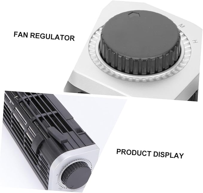 STOBOK USB Laptop Cooler with Adjustable Fan Speed Holder Portable Desktop Cooling Rack for Laptops Tablets Phones USB Powered Black Cooling Stand with Rear