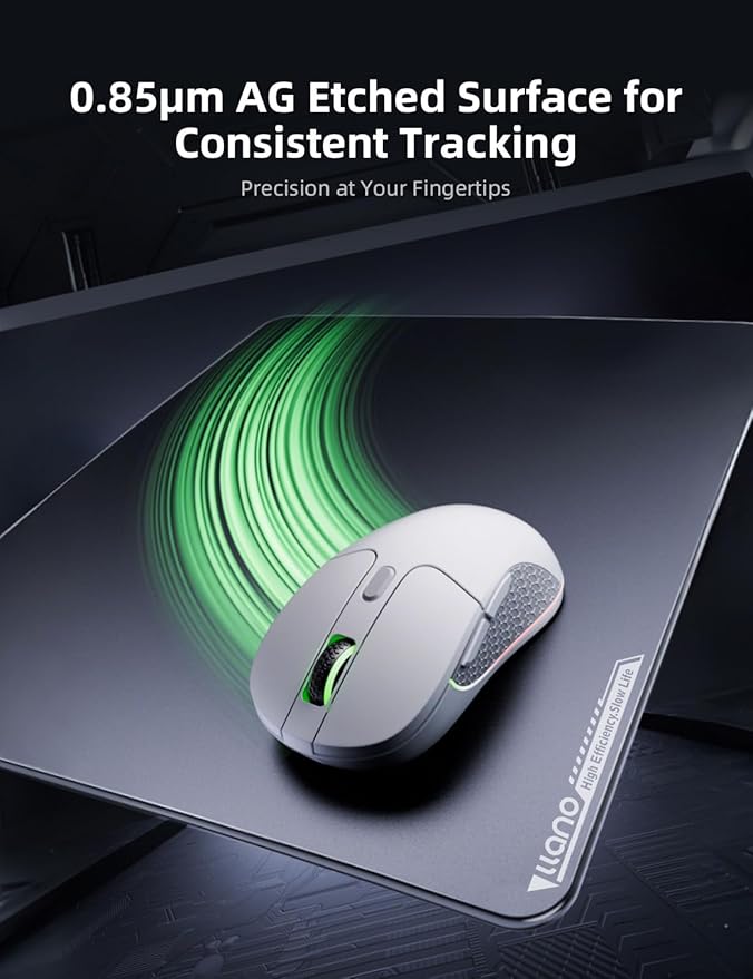 llano V12 Ultra Laptop Cooling Pad Bundle with MP001 Tempered Glass Gaming Mousepad