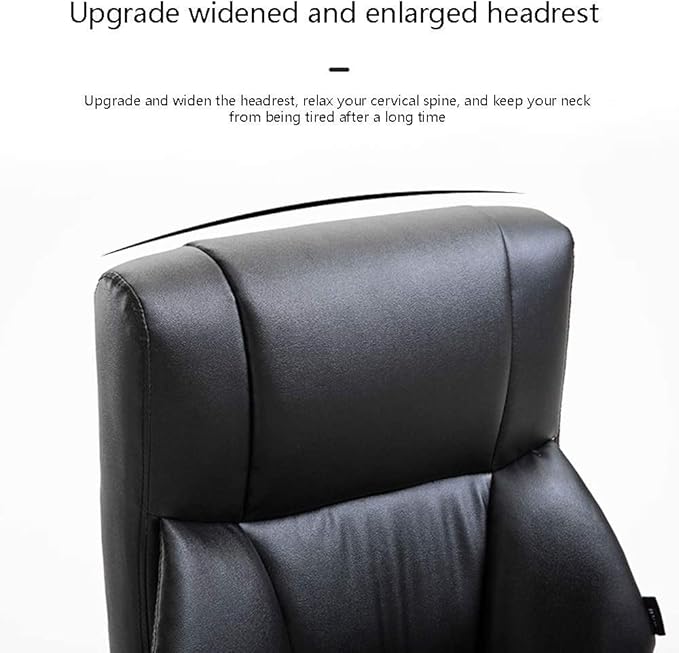 Office Chair Desk Chair Computer Chair Computer Chair Leather Desk Gaming Chair with Footrest Ergonomic Swivel Computer Desk Chair Height Adjustable Executive Office Chair Linkage Handrail with Movab
