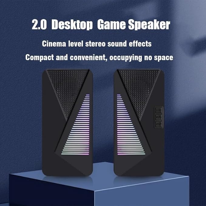 Speakers Anvil Stereo Surround Music Gaming Sound Bar for Computer Desktop PC Loudspeakers