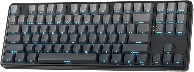 Redragon K707 HE Rapid Trigger Gaming Keyboard 87 Keys TKL Wired Mechanical Keyboard w/Hyper-Fast Actuation Hall Effect Magnetic Switch Actuation Point Adjustable Side Printed PBT Gradient Keycaps