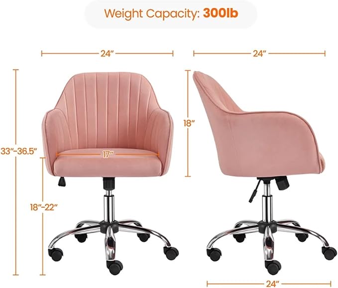 Adjustable Office Computer Chair with Armrest Adjustable Chair Pink Computer Gamer Chair Office Furniture