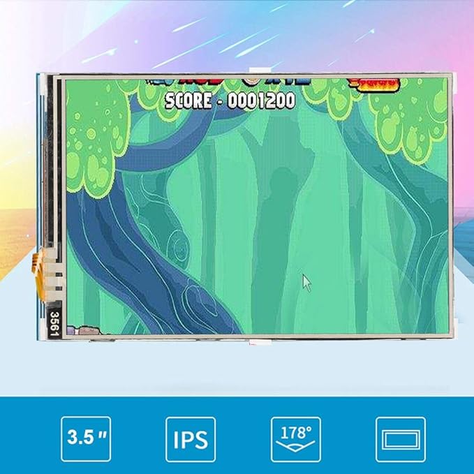 3.5 Inch 480x320 Colorful LCD TFT LCD High Resolution Monitor for Long Lifespan Not Easy to Damage HD Mini Universal Display