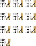10X for Bamboo Lab DIY 3D Printing Wireless Mouse Kit Model 002 Computer Mouse Components with Printer Parts