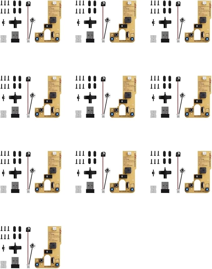 10X for Bamboo Lab DIY 3D Printing Wireless Mouse Kit Model 002 Computer Mouse Components with Printer Parts