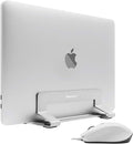 Macally USB C Wired Mouse and an Adjustable Vertical Laptop Stand Universally Designed for Any Laptop