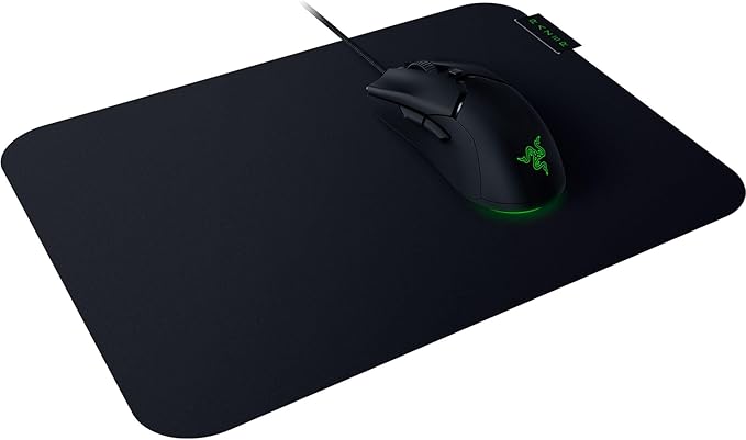 Razer Sphex V3 Hard Gaming Mouse Mat: Ultra-Thin Form Factor - Tough Polycarbonate Build - Adhesive Base - Large