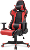 WANYE Adult Gaming Chair Gaming Chair Gaming Chair with Massage Reclining Gaming Chair High Back PC Gaming Chair Ergonomic Gaming Chair (Red) Red