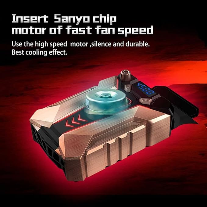 Portable Laptop CoolerStrong Faster Cooling and Powered Support Various Size 14inch to 17inch Notebook