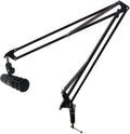 Audiosavings Podcasting Bundle with Audio Technica AT2040 Hypercardioid Dynamic Mic Broadcast Quality Rockville DMS40 40 Mic Boom Arm Stand with Desk Clamp Studio Mounting Kit (2 Items)
