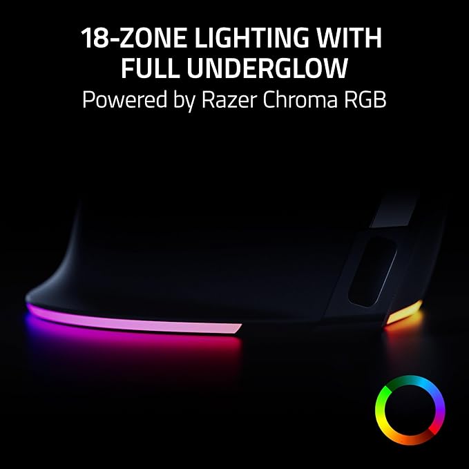 Razer Pro Click V2 Vertical Wireless Mouse: 6 Button Ergonomic Design - One Click AI Prompt - Supports Windows &amp Mac - Multi Device Connectivity via 2.4GHz Bluetooth or USB C Wired Mode - Chroma