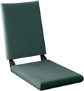 GIZNXBA Floor Chair Adjustable Meditation Chair Padded Floor Chair with 5 Adjustable Positions Folding Floor Gaming Chair Soft Floor Seat for Living Room Bedroom Yoga Room(/Green A)