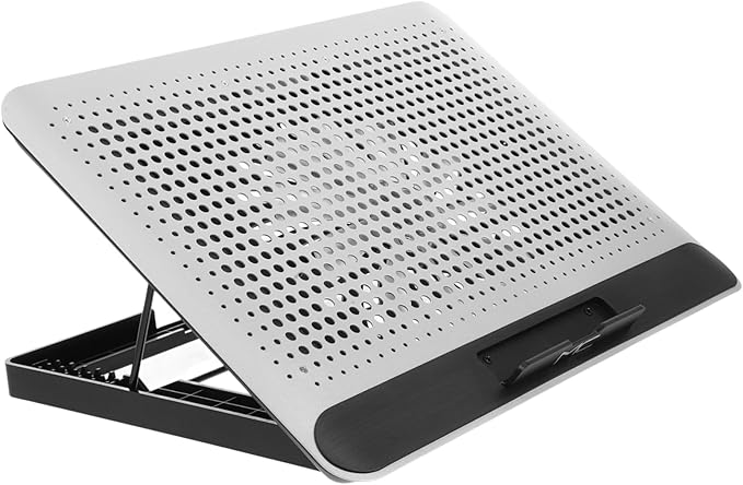 Artibetter Aluminum Alloy Laptop Cooler Pad Cooling Fan for 18 Notebook Cooling Device