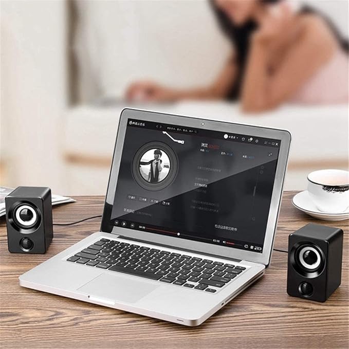 Computer SpeakerUSB Speaker Wired Multimedia Speaker for PC Monitor Desktop Laptop
