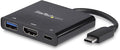 StarTech.com USB-C to HDMI Adapter - 4K 30Hz - Thunderbolt 3 Compatible - with Power Delivery (USB PD) - USB C Adapter Converter (CDP2HDUACP)