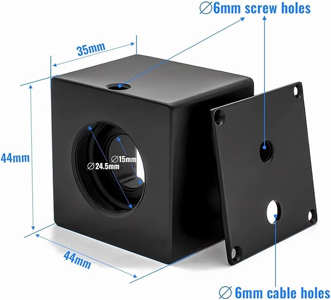 MINI Aluminum Metal Box Camera Shell Housing Case CS Mount M12 Mount with Camera Stand for IP USB CCD Industrial
