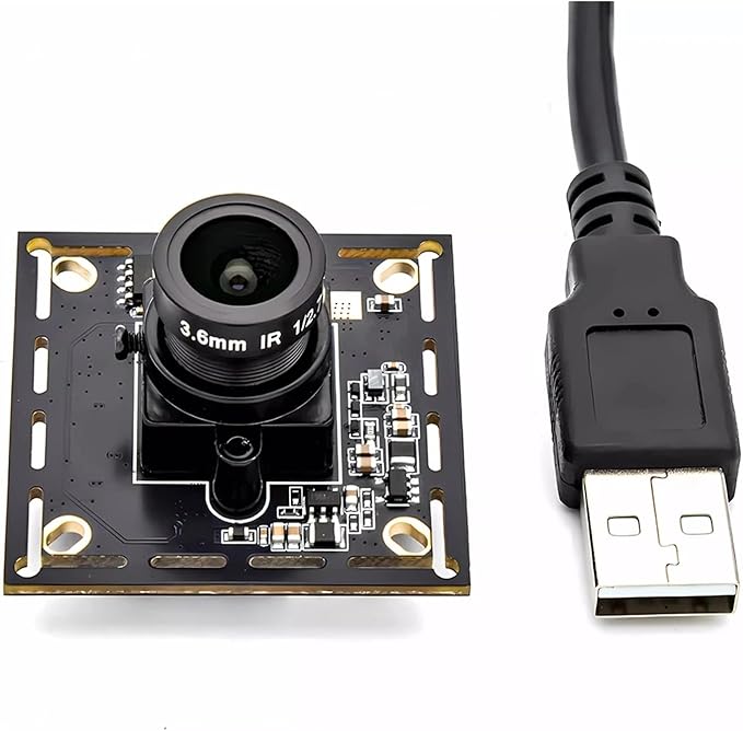 USB Camera Global Shutter 1080P 90FPS 720P 120FPS 3mm Without Blur M12 Lens AR0234 Board High Frame Rate Camera Module