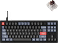 Keychron V3 Wired Custom Mechanical Keyboard Knob Version TKL QMK/VIA Programmable with Hot-swappable Keychron K Pro Brown Switch Compatible with Mac Windows Linux Carbon Black (Non-Transparent)
