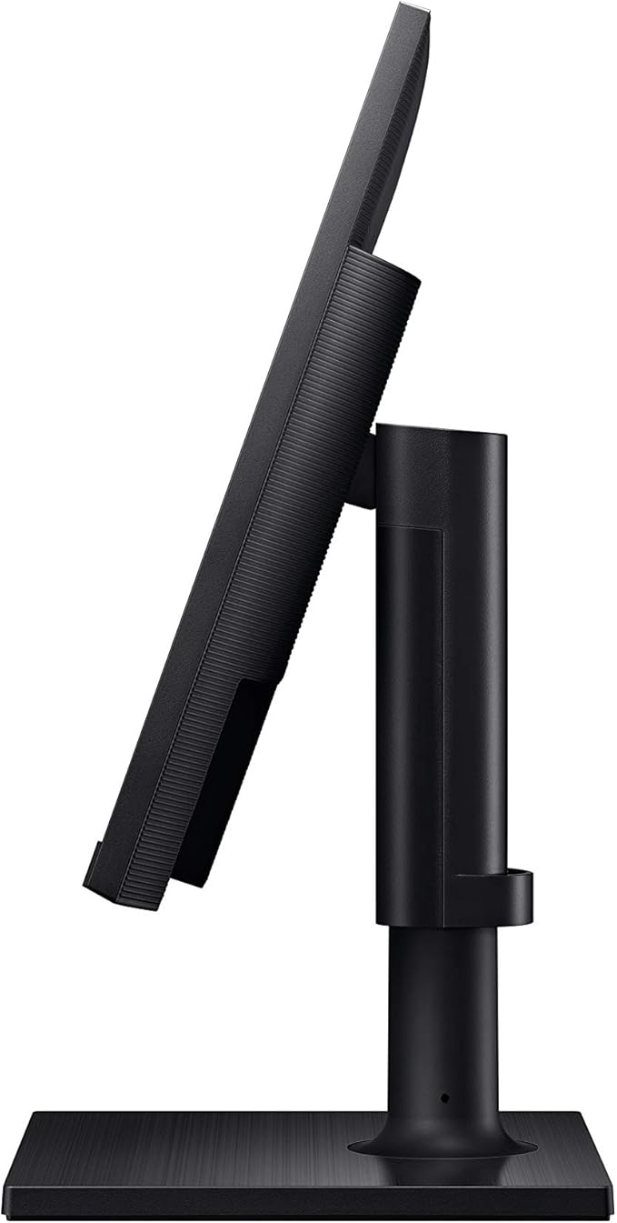 SAMSUNG FT45 Series 24-Inch FHD 1080p Computer Monitor 75Hz IPS Panel HDMI DisplayPort USB Hub Built-in Speakers Height Adjustable Stand 3 Yr WRNTY (LF24T450FZNXGO)Black