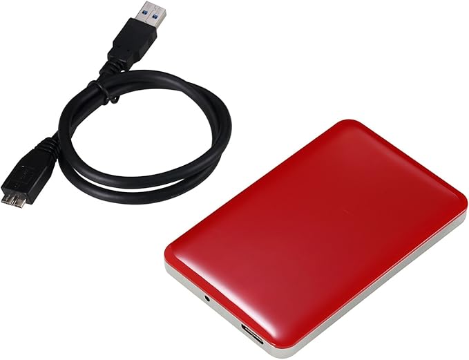 U3 2.5 inch USB 3.0 Mac Edition Portable External Hard Drive - Red (750GB)