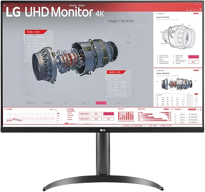 LG 32IN 3840X2160 LCD UHD 4K MNTR HDMI Display Port USB-C SPKR