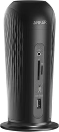 Anker Docking Station PowerExpand 12-in-1 USB-C PD Media Dock 60W Power Delivery 4K HDMI and DP 1 USB-C&amp3 USB-A 3.0 Data Ports SD and TF Slots Gigabit Ethernet Audio