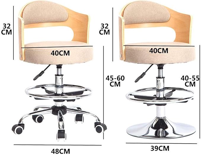 ChairsGaming Chairs for Adults Home Office Chair Firm Durable Dining Chairs Height Adjustable Bar Chairs in Synthetic Leather/#5