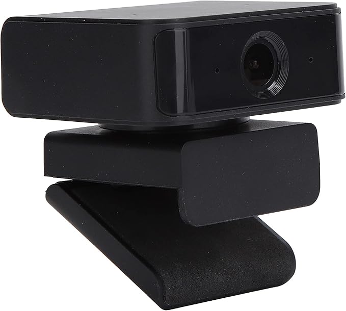 Video Camera 1080P with Microphone Object Tracking USB Camera 360° Rotation HD Webcam for Video Chatting Live Streaming Online Courses Plug and Play Noise Cancelling Mic