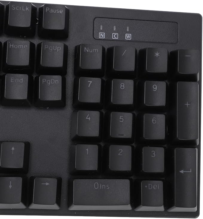ZJchao Wired Mechanical Keyboard Blue Switch 104 Keys with Backlight Gaming Office