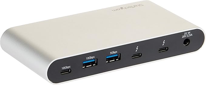 StarTech.com External Thunderbolt 3 to USB Controller - 3 Dedicated USB Host Chips - 1 Each for 5Gbps USB-A Ports 1 Shared Between 10Gbps USB-C &amp USB-A Ports - TB3 Daisy Chain - Self Power (TB33A
