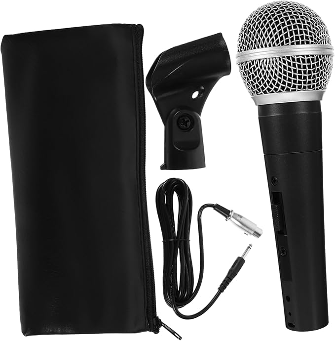 Milisten Dynamic Handheld Microphone for Singing Wired Vocal Microphone with Detachable Cable for KTV and Stage Performance