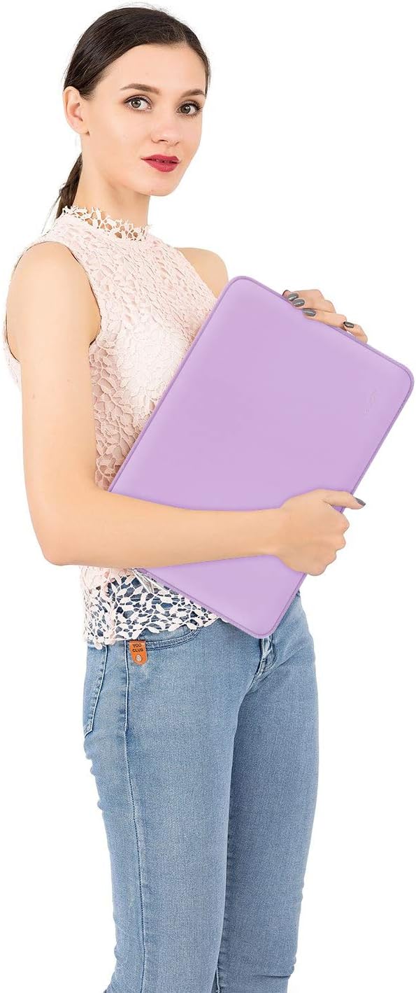MOSISO Keyboard Mouse Pad SetLarge Gaming Mouse Pad&ampWrist Rest Support&ampLaptop Sleeve Compatible with MacBook Air/Pro13-13.3 inch NotebookNeoprene Bag with Small Case Purple