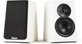 Active Bookshelf Speakers for TV &amp Desktop – Powered Stereo Bluetooth 5.3 Speaker with Optical &amp RCA Inputs Subwoofer Output Modern Wooden Design(AS-42 White)