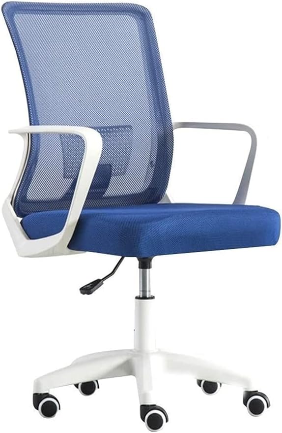 Office Chair Ergonomic Gaming Chair Office Chair Office Chair Waist Support Mesh Computer Chair Armrest Game Seat Lift Swivel Chair Chair (Color : Blue) Needed