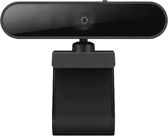 Lenovo Performance FHD 1080p Webcam USB-CLog-on with Windows Hello Dual Microphones 95 Degree Lens and 4X Digital Zoom Sliding Privacy Shutter Black