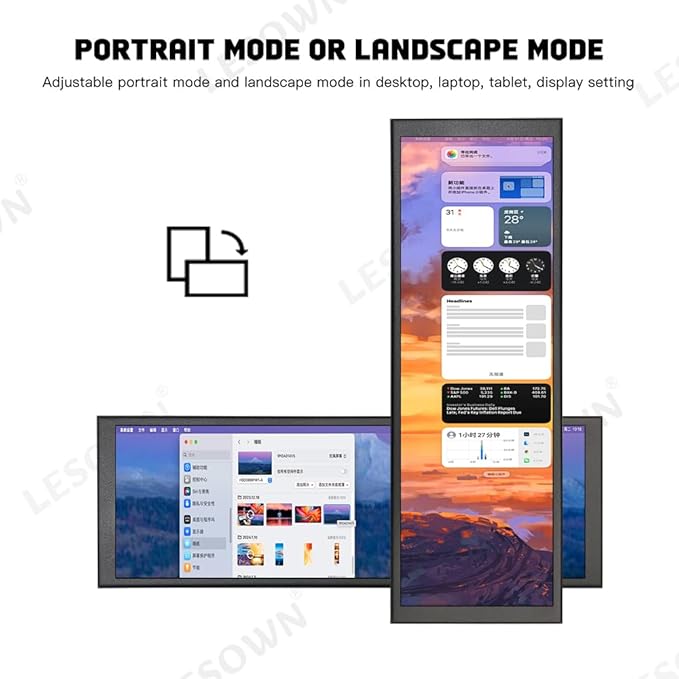 7.84 Inch Mini Screen CPU GPU Data Temp Monitor PC Case Sensor Panel Display HDMI 400x1280 IPS USB Small Long Stretched Bar Monitors for Laptop Aida64