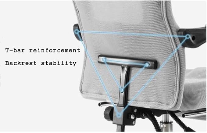 YYDS Chair Gaming Chair Executive Ergonomic Swivel Chair with Headrest and Lumbar Pillow Computer Chair Mesh Esports Chair Ergonomically (Color : Black Size : Aluminum Alloy feet)
