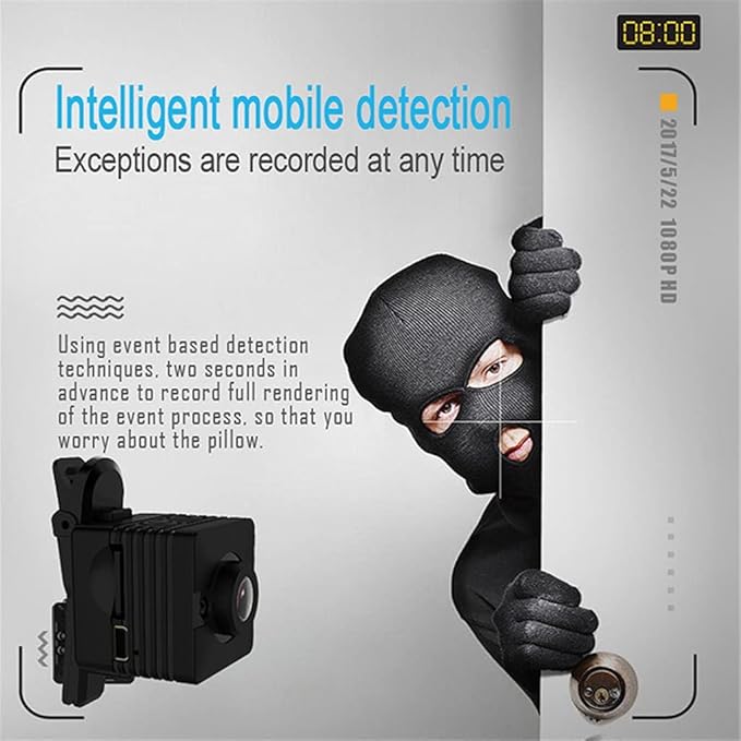 Mini Camera 1080P Small Wide Angle Waterproof Cam Camcorder DV Video Sport Night