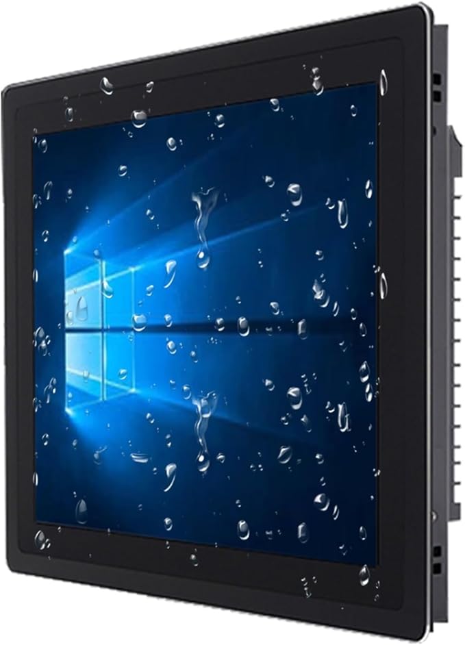 1pc 10 12 15 17 Inch Industrial Display Screen Fully Enclosed Mini Computer Monitor with Capacitive Touch Screen HDMI Interface(12.1 inch HDMI VGA)