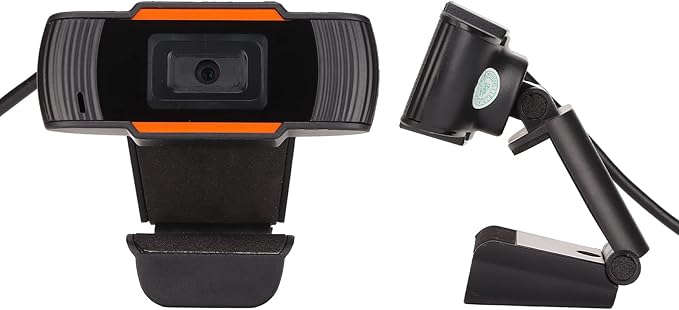 1080P High Resolution Rotatable Webcam with Microphone USB Computer Camera for Live Broadcast Online Class Meeting Compatible with Win10 Win7 Vista OS X
