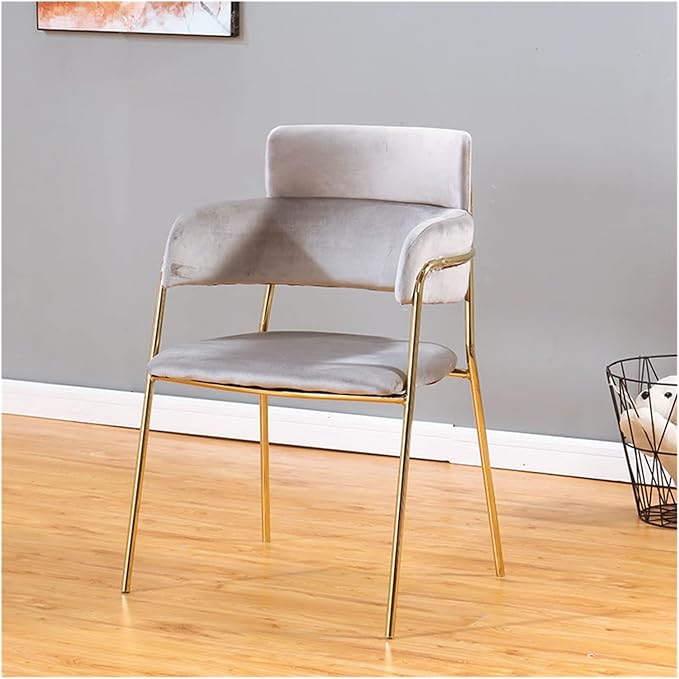 Adjustable Office Computer Chair with Armrest Living Room Chairs Dining Chair for Kitchen Home Furniture Sofa(Gray)