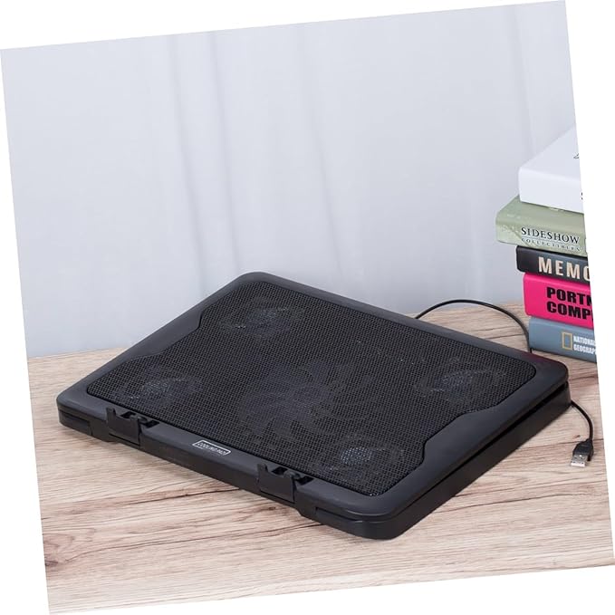 USB Powered Laptop Cooler Cooling Pad with Fans Heat Dissipation Stand for Notebooks Energy Saving Computer Cooling Pad with Easy Installation and Convenient USB Connection