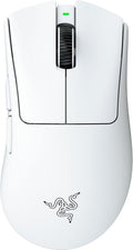 Razer DeathAdder V4 Pro Wireless Gaming Mouse: 57g Lightweight - HyperSpeed Wireless Gen-2 - Optical Scroll Wheel - Optical Switches Gen-4 - Focus Pro 45K Sensor Gen-2 - Up to 150 Hr Battery - White