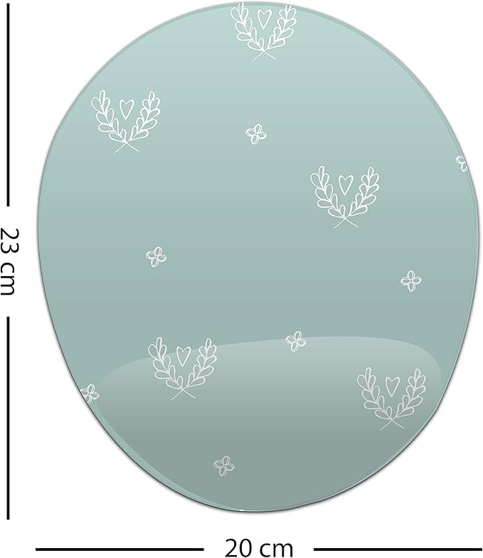 Ergonomic Mouse Pad with Wrist Rest Digital Printed Mouse Mat for Tendon Sheath Problems Non-Slip Base for Office and Home Size: 20 x 23 cm