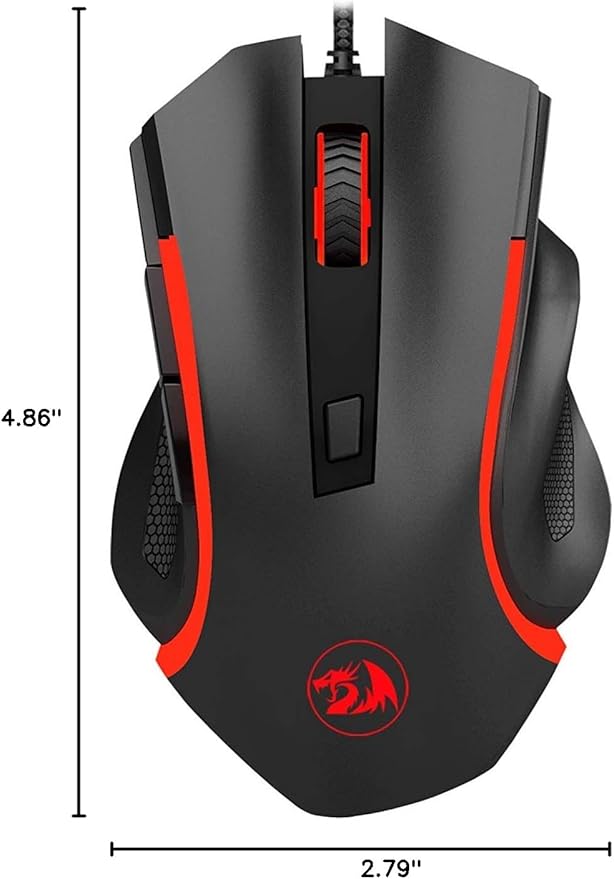 Redragon Gamer NOTHOSAUR Mouse Black M606 Unico