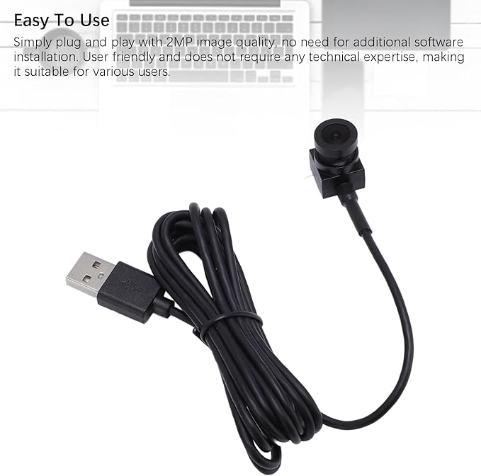 EBTOOLS Middle Screen Webcam 1080P 2MP Center Webcam for Laptop and Desktop Home Video Conferences Eye Contacting USB Camera