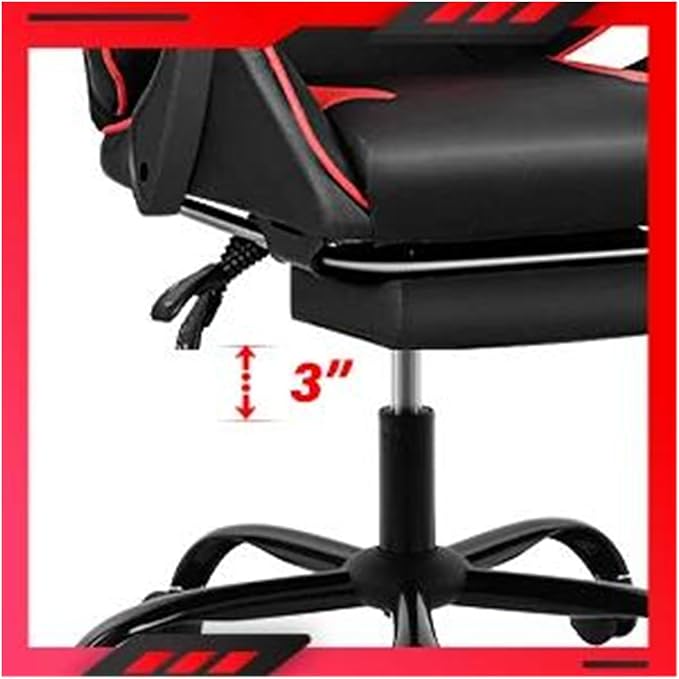 Managerial Chairs Gaming Chair Backrest and Seat Height Adjustable Swivel Recliner Racing Office Computer Ergonomic Video Game