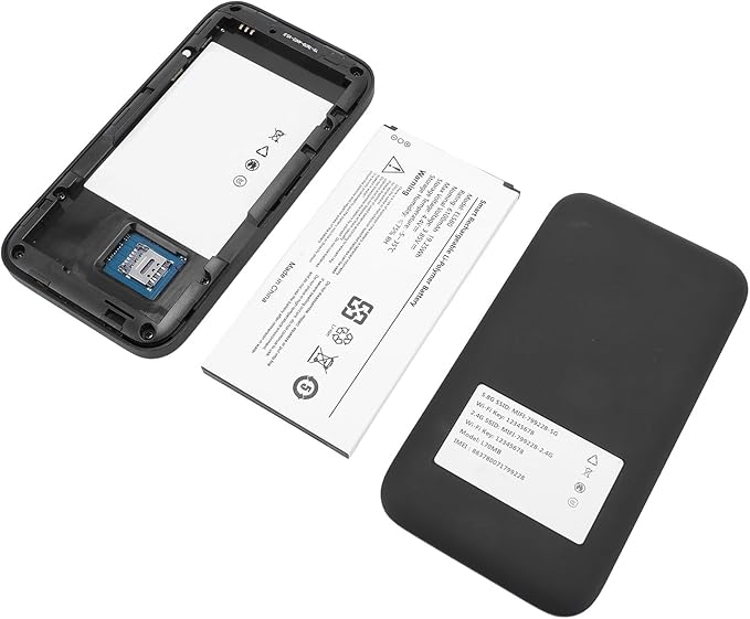 Pomya 5G Mobile Hotspot WiFi 6 Portable Router with SIM Card Slot for Home and Travel Support 16 Devices 6100mAh Battery SIM Not Included