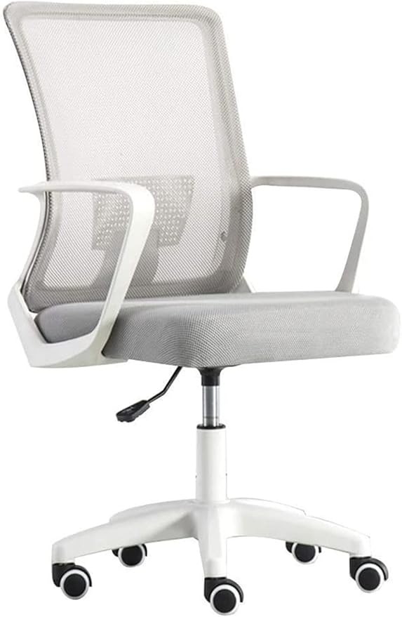 Office Chair Ergonomic Gaming Chair Office Chair Office Chair Waist Support Mesh Computer Chair Armrest Game Seat Lift Swivel Chair Chair (Color : Gray) Needed