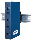 BB-USH204-B - ULI-414H - Industrial USB 3.2 Gen 1 (5Gbps) Hub 4 Port Metal Case